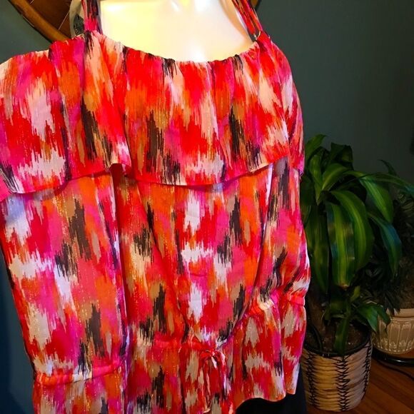 4X Ruffle Tank Blouse! Gorgeous - Picture 4 of 6